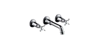 Produktbild von hansgrohe AXOR Montreux 3-Loch Waschtischarmatur Unterputz, Wandmontage, 16532330