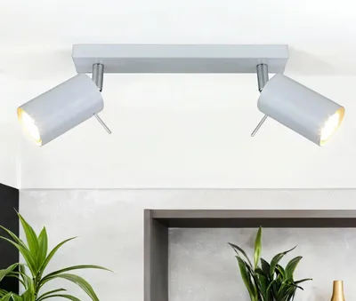 Produktbild von Moderner Strahler (in Weiß, Höhe 15cm) Wohnzimmerspot Küchenlampe Innenleuchte Flurlampe Spot Spotstrahler