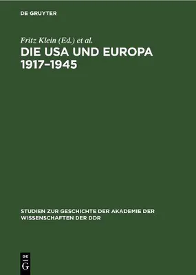 Produktbild von Die USA und Europa 1917-1945