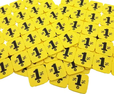 Produktbild von CombiCraft Eventchips bzw. Brechbare Wertmarken aus recyceltem Kunststof Gelb -10.000 Stück