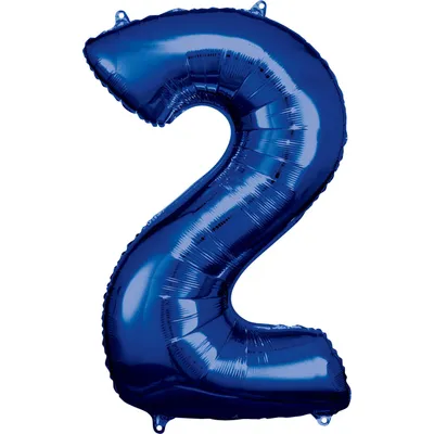 Produktbild von Amscan 9907278, Spielzeugballon, Folie, Blau, Anzahl, 66 cm, 5 Stück(e)