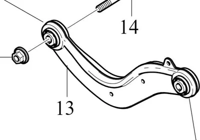 Obrázek produktu pro VOLVO C40 XC40 Zadní horní vahadlo 32315525
