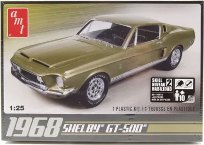 Image de AMT 634 Ford Shelby Mustang GT 500 1968 Kit plastique 1:25
