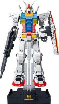Produktbild von Avizar, Ancestor XXL Roboter-Baukasten 1377 Teile leuchtend, Weiß