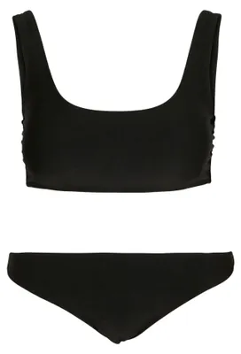 Image de Urban Classics - Ensemble bikini avec bandeau pour femmes, modèle TN459 (taille XL), couleur noire