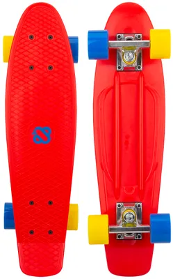 Obrázek produktu pro Nijdam Flipgrip Skateboard - Sunset Cruiser - červená/modrá