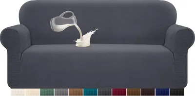 Produktbild von Granbest Stretch Sofabezug Wasserdicht Elasthan Jacquard Couchbezug (3