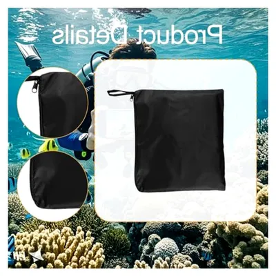 Produktbild von Regenmanteltasche, Regencape-Aufbewahrungstasche, Faltbarer, tragbarer Aufbewahrungsbeutel, Organizer-Sack für, Fitnessstudio, Camping, 34cmx29cm