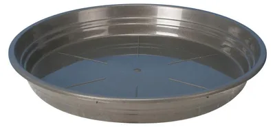 Image de Soucoupe ronde D28,5 cm - H4 cm - Gris - Fabrication Française