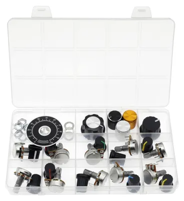 10x WH148 Potentiometer 50K Ohm, vertikal, 3 Pins