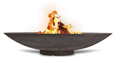 Produktbild von CLGarden große XXL Feuerschale 150cm Durchmesser 4mm Cortenstahl Garten Feuerstelle 150 cm groß Metall Feuer Schale