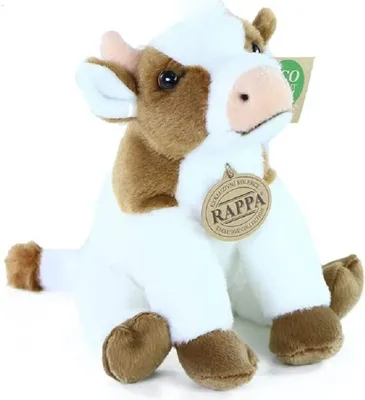 Image de Peluche Vache 19 Cm Ecologique