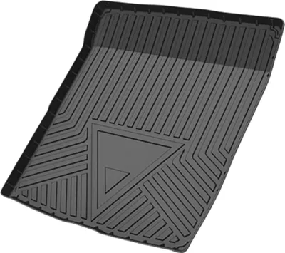 Produktbild von Flache Gesichtsladefläche Kofferraummatte Kofferraum Gepäckstiefel Tablettmatte Streifen- und Dreiecksmuster für Volvo S90 2017-2019 Anti-Rutsch