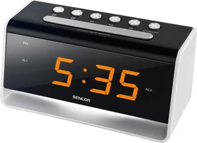 Image de Sencor SDC 4400 alarm clock Digital alarm clock Black, Silver