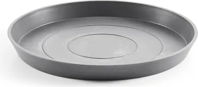 Produktbild von Permapack Ecopots Saucer Round, Untersetzer, Grau, 445 mm, 445 mm, 35 mm, 1,03 kg