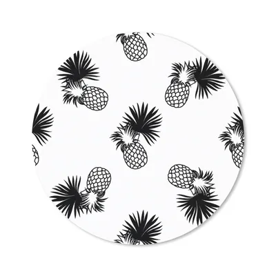 Produktbild von MuchoWow® Mauspad Mousepad Ananas - Muster - Dschungel 40x40 cm - Mousepads - Maus Mat - Pad - Mausunterlage - Schreibtisch Accessoires