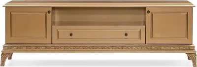 Produktbild von Casa Padrino Luxus Barock TV Schrank Gold - Prunkvolles Massivholz Sideboard mit 2 Türen und Schublade - Wohnzimmer Möbel im Barockstil - Barock Möbel - Edel & Prunkvoll