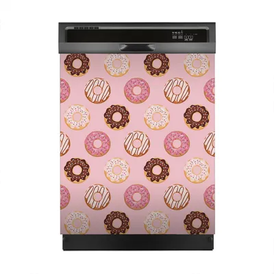 Produktbild von Magnete Dekorative 60x70 cm Küche Magnetmatte Spülmaschine - glasierte Donuts