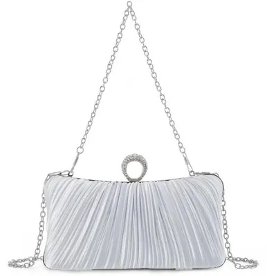 Produktbild von Satijnclutch mit Schultergurt für Hochzeit und Party