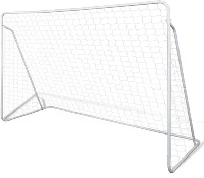 Image de Cage de but de football 240x90x150 cm acier haute qualité