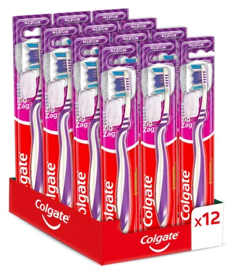 Zdjęcie produktu dla Zestaw 12 szczoteczek do zębów Zig Zag