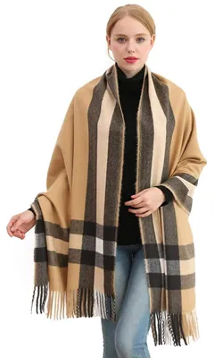 Immagine prodotto di Sciarpa in cashmere per donna, grande pashmina, calda stola