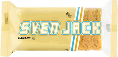 Produktbild von Sven Jack Energy Cake 24 x 125g Riegel Kiste Banane