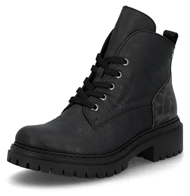 Obrázok produktu pre Rieker dámske členkové topánky s pohodlným blokovým podpätkom 72602, veľkosť:39 EU, farba:Black