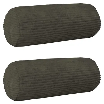 Productafbeelding van vidaXL Kussenhoezen, 2 stuks, HEERLEN, antraciet, Ø 15 x 40 cm, cordura