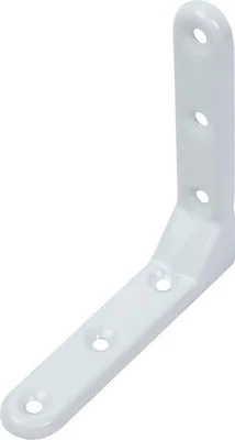 Produktbild von Zierwinkel geprägt 103x103x21 mm weiß kunststoffbeschichtet 1 Stück