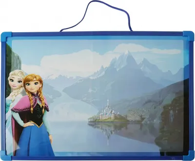 Produktbild von memotafel Frozen Mädchen 40 x 30 cm blau 2-teilig