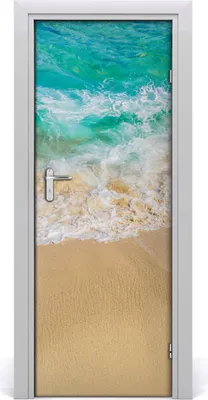 Produktbild von Tulup Türaufkleber 75x205 cm Dekorative Aufkleber Selbstklebend Wasserdichte Tapete Abnehmbar Schlafzimmer Wohnzimmer Wohnkultur - Der Strand und das Meer