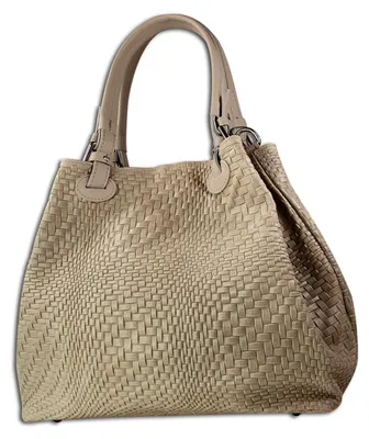 Immagine prodotto di Toscanto borsa in pelle borsa a tracolla taupe beige marrone OTT163HN