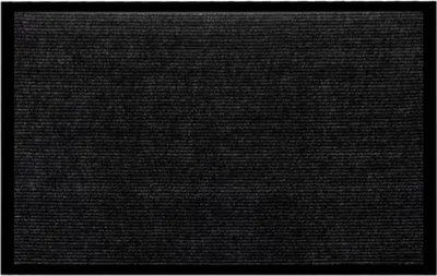 Produktbild von Ruhhy 22055 Fußmatte 60 x 90 cm, schwarz-grau