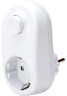 Produktbild von KOPP Schutzkontakt-Zwischensteckdose 470172081, Dimmer, BS, weiß
