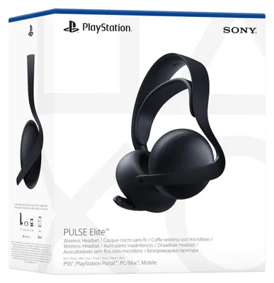 Obrázok produktu pre Sony Pulse Elite, Bezdrôtový, Hranie, 347 g, Slúchadlá s mikrofónom, Čierna