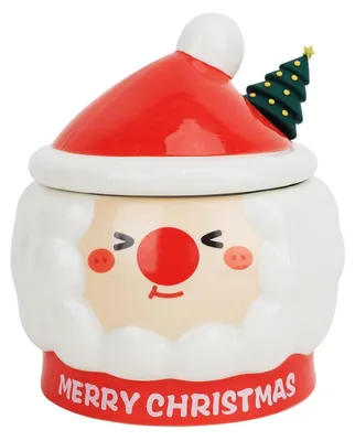 Image de Tasse de Noël en céramique 3D avec cuillère et couvercle, idéale pour le café et le thé