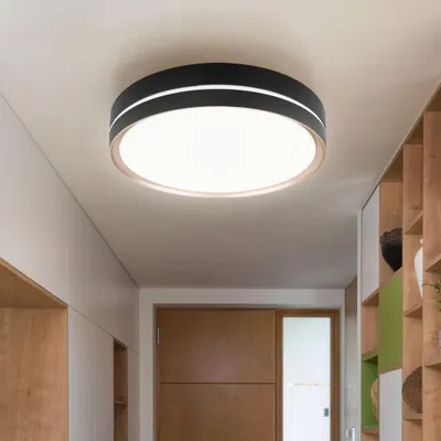 Produktbild von LED Deckenleuchte, Metall, dimmbar, Fernbedienung, H 8 cm