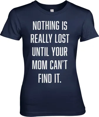 Produktbild von Nothing Is Lost Girly Tee - Large - Navy