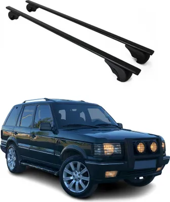 Produktbild von Dachträger Grundtäger für Range Rover 1994-2002 75kg Metall Schwarz 2 tlg