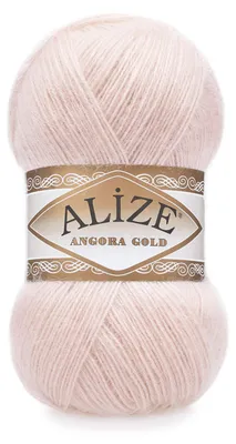 Produktbild von Alize Angora Gold Garn 100g/550m Perlrosa 20% Wolle weich