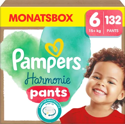Produktbild von Pampers® Windeln Harmonie™ Größe Gr.6 (15+ kg) für Kids und Teens (4-12 Jahre), 132 St.