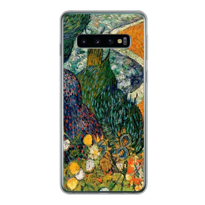 Produktbild von MuchoWow® Handyhülle Schutzhülle Hülle für Samsung Galaxy S10 Erinnerungen an den Garten von Etten - Vincent van Gogh Silikon Softcase Handy Hülle - Handytasche