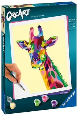 Obrázok produktu pre Maovanie Creart Pre Deti: irafa 289936 Ravensburger Maovanie Poda sel