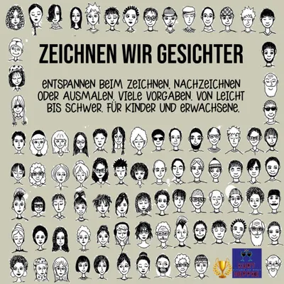 Produktbild von Zeichnen wir Gesichter