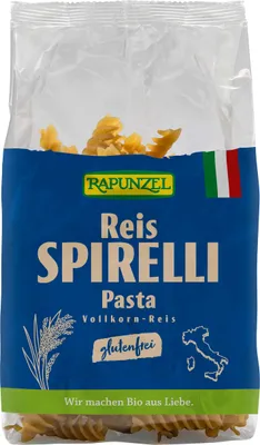 Produktbild von Rapunzel 217118, Spiral, Kurze Nudeln, 250 g, 357 kcal, 1512 kJ, 3 g
