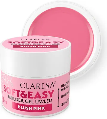 Obrázok produktu pre Claresa Keratin Soft Easy Builder Gel Rouge Pink 90gr.