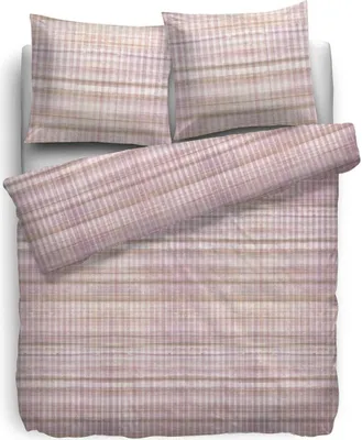 Immagine prodotto di HnL Biancheria da letto in raso Cassel Rosa a righe 135x200 cm + 80x80 cm