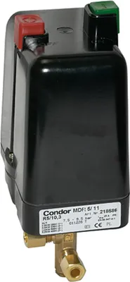 Produktbild von Riegler Kompressoren Druckschalter, m. Entlastungsventil, G 1/2, 2-11 bar