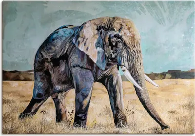 Produktbild von ARTland Leinwandbild Afrikanische Eleganz Größe: 100x70 cm